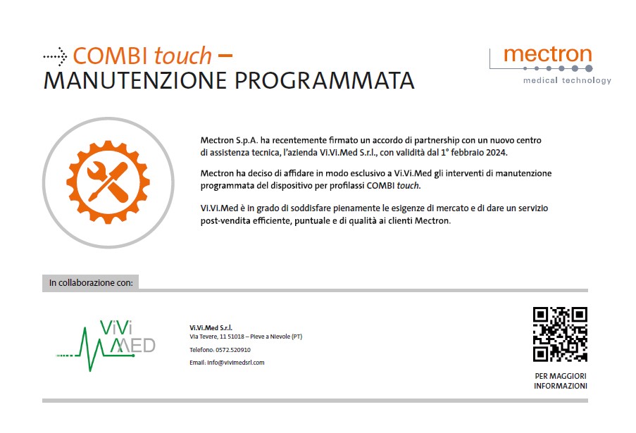 COMBI TOUCH , NUOVA COLLABORAZIONE TRA VIVIMED E MECTRON